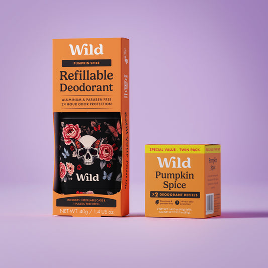 Skull & Roses & Pumpkin Spice Stick Deodorant Trio Pack
