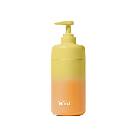 Yellow Ombre Body Wash Case